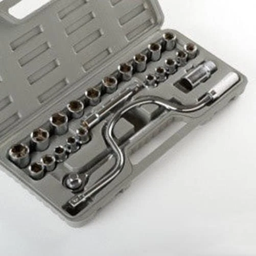 1/2" Drive SAE and Metric Sized Socket Wrench Tool Set Kit - Image 1 of 1