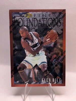 1996-97 Topps Finest Foundations Bronze Glen Rice #238 Theme F10 Common W/Foil - Image 1 of 2