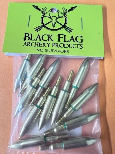 Black Flag Archery - Dorado Points - 11/32 - 150 Grain - 12pk - Gold - Image 1 of 1