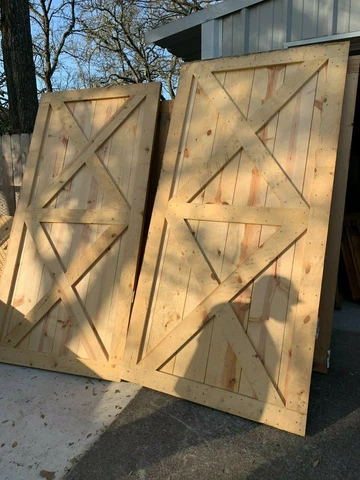 SLIDING BARN DOORS  HEAVY  DUTY  WOODEN NEW Cover