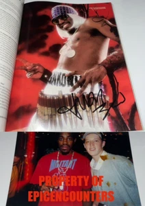 RARE! FULL SIGNATURE OUTKAST ANDRE 3000 SIGNED SPIN MAGAZINE PAGE W/PROOF W/COA - Picture 1 of 3