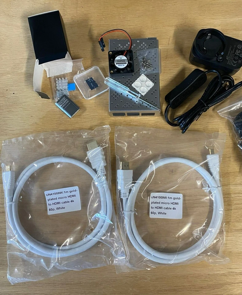 Raspberry Pi 4 Model B Starter Kit- 8 Piece No Pi Board Included at this Price