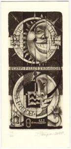SERGEJ HRAPOV: Neujahrsgraphik P. F. 2001 - Imagen 1 de 1