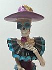 Dia De Los Muertos Day of The Dead Halloween Figurine Blue Dress 12 inch Sku 2