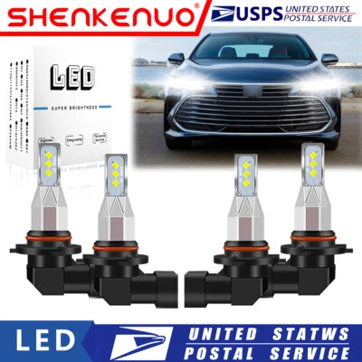 Faros LED bombillas haz alto bajo blanco LX para Toyota Avalon 2016-2019 4X 9005 Foto 1 de 4