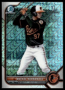 2022 - Maikol Hernandez Baltimore Orioles #BCP-155