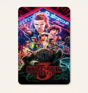 Insegna Stranger Things 3 Inspired Eleven Hawkins 8x12 alluminio - Foto 1 di 8