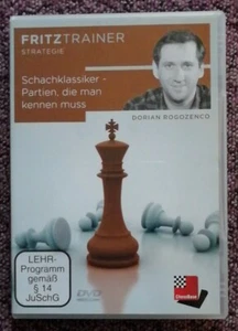 CHESSBASE DVD - FRITZTRAINER - Schachklassiker - Dorian Rogozenco - Bild 1 von 2