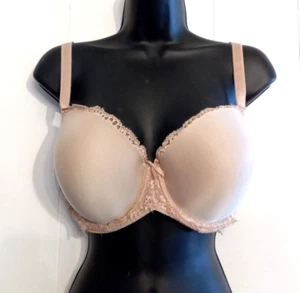 Sujetador Victoria's Secret Dream Angels ligeramente forrado 38 D ribete de encaje con aros - Imagen 1 de 3