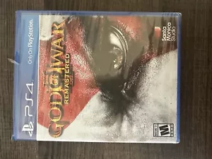God of War III: Remastered PS4 PLAYSTATION SONY BLUE CASEFIRST PRINT NEW - Picture 1 of 4