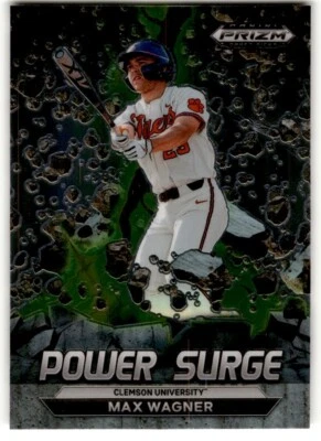 2022 Panini Prizm Draft Picks Power Surge Max Wagner #PS-MW - Image 1 of 2