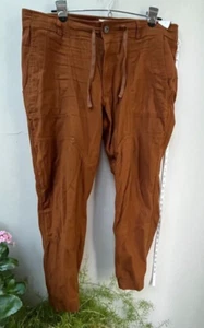 REI CO-OP Men's Pants 36x30 Brown Joggers Outdoor Hiking Stretch Cooperative - Picture 1 of 12