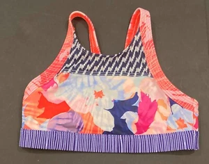 Girl's Athleta Floral Swimsuit Top Size 7 EUC - Picture 1 of 4