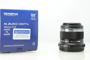 Olympus M.Zuiko Digital ED 45mm f1.8 in Good Condition With Box - Picture 1 of 7