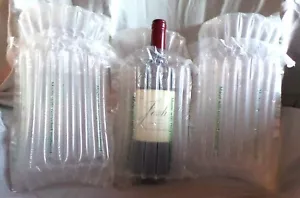 10 Bubble pack POCKET Glass Bottle pouch, WINE, JUICE Bags TRAVEL EXCELLENT 13" - Picture 1 of 1