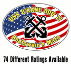 Uss O'kane Ddg 77 Oval Decal / Sticker Military Usn U S Navy S05a