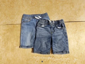 Size Small (6/7) Boys Denim Pull- On Bermuda Shorts, Cat & Jack, Light & Medium - Picture 1 of 5