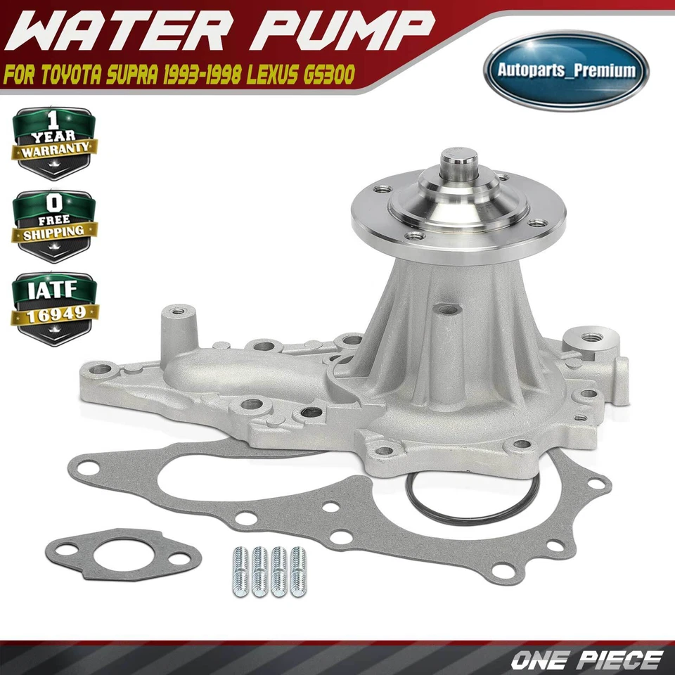 Engine Water Pump for Toyota Supra 1993-1998 Lexus GS300 1993-1997 SC300 92-00 - Image 1 of 4