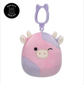 Squishmallows Patty The Cow 3.5” Clip & Caedyn The Cow 3.5” Clip Set. Nuevo - Imagen 1 de 14