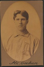 1903 Connie McGeehan Philadelphia Athletics Cabinet Photo (CARL HORNER)