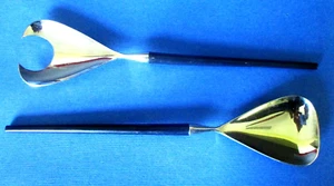 VINTAGE 1950'S MCM SALAD SERVERS BY WMF - GERMANY - Picture 1 of 4