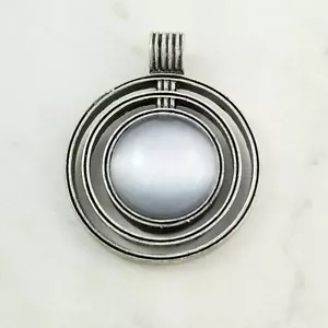 Lia sophia Scoop Antique Silver Cats Eye Colgante Slide - Imagen 1 de 2