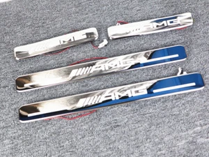 G63 G Wagon Door Sills AMG Style LED Scuff Plates Made for Benz - Foto 1 di 5