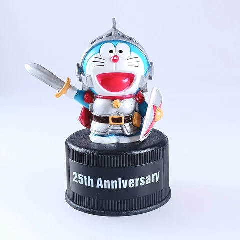 Doraemon Movie 25th Anniversary Bottle Cap Figure Seven-Eleven Limited Japan F/S Cover