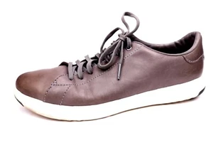 Cole Haan GrandPro Mens Size 9 M Gray Leather Casual Tennis Shoes Sneakers - Picture 1 of 9