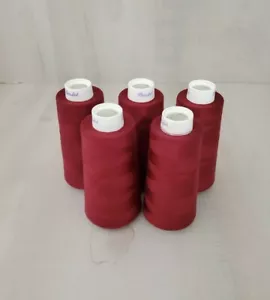 Maxi-Lock 32131 Serger Thread Lot of 5 Red Currant 3000 yards each Used - Picture 1 of 4