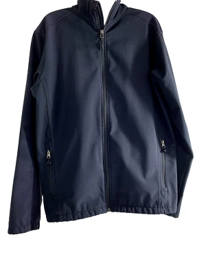 PORT AUTHORITY MENS CORE SOFT SHELL WATER WIND RESISTANT JACKET J317 BLK MEN MED - Image 1 of 4