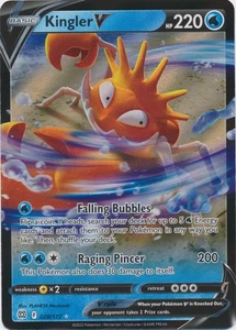 Holo Kingler V 028/172 Ultra Raro SWSH09: Estrellas Brillantes - Imagen 1 de 1