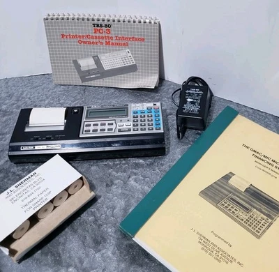 Radio Shack TRS-80 PC-3 Computadora de Bolsillo e Impresora Cassette Interfaz Tandy Foto 1 de 4