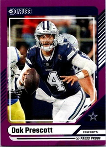 2024 Donruss #20 Dak Prescott Press Proof Purple - Picture 1 of 2