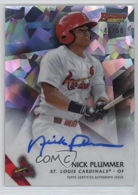 2015 Bowman's Best of Atomic Refractor /50 Nick Plummer #B15-NP Auto - Image 1 of 2