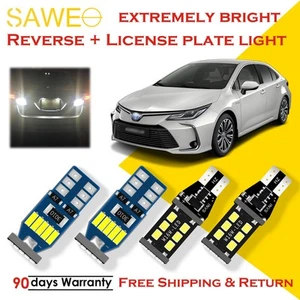4 x Luz de matrícula LED SAWE 921 T10 reversa para Toyota Corolla 1998-2025 - Imagen 1 de 8