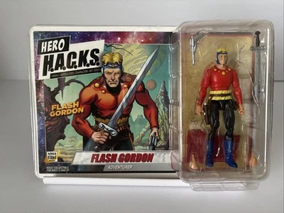 FLASH GORDON Adventurer Hero H.A.C.K.S. Figura de acción Boss Fight Studio nueva Foto 1 de 3