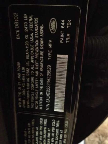 Estojo de transferência compatível com 02-05 FREELANDER 1880016 - Imagem 1 de 4