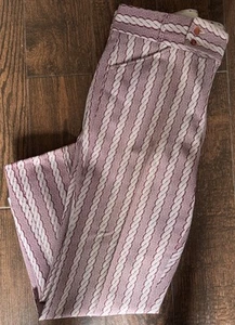 70s Vintage Fana Fashions Ltd. Men’s Pants Red, Off White Pattern 40” W 30” I - Picture 1 of 14