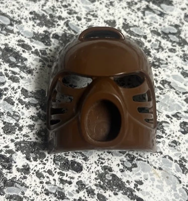LEGO BIONICLE Máscara Hau Marrón 32505 42031 43095 2001 Toa Tahu Kanohi Mata Nui Foto 1 de 2