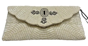 St Xavier Clutch/Geldbörse mit silberfarbener Kette - Bild 1 von 10