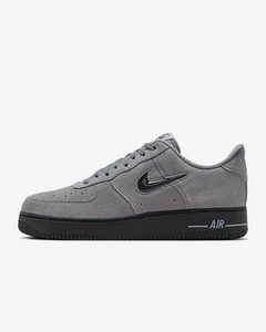 NIKE AIR FORCE 1 JEWEL LOW GREY TRAINERS SNEAKERS SIZE UK 6.5 EU 40.5 HQ3827-001 - Picture 1 of 12