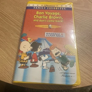 Peanuts Bon Voyage Charlie Brown and Don't Come Back (VHS) - Tested - Picture 1 of 3