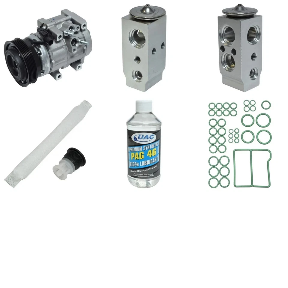 For Kia Sedona 2006-2009 UAC KT6435 A/C Compressor Kit Foto 1 de 1