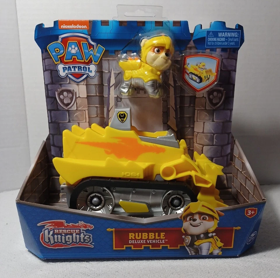 Paw Patrol RESCUE KNIGHTS Rubble Deluxe Vehicle - Image 1 of 1