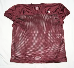 rawlings Fußball Trikot Erwachsene Large Maroon Mesh Blanko ohne Schriftzug - Bild 1 von 10