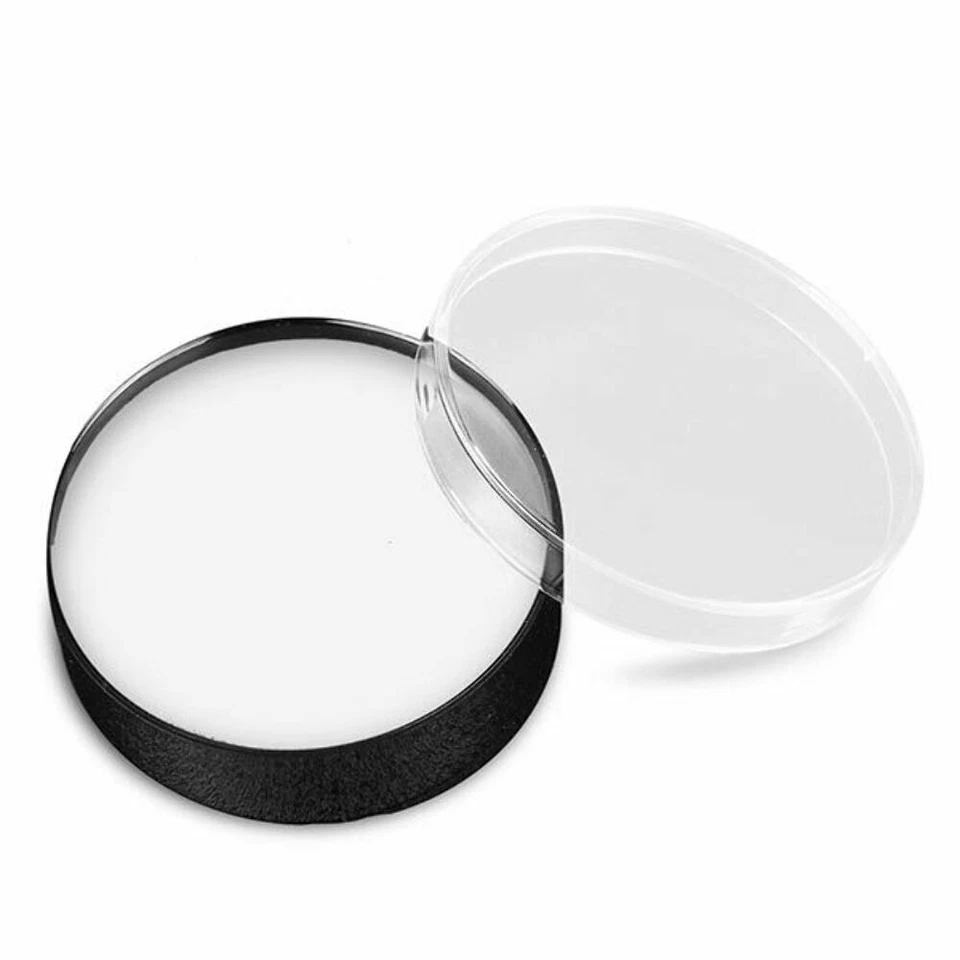 White Mehron Color Cup Makeup Oil Base Profesional Stage Clown