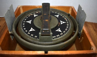 Vintage Segunda Guerra Mundial Leupold & Stevens Pelorus Navio Marítimo Náutico Barco Bússola - Imagem 1 de 4