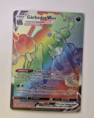 Garbodor VMAX (Secret) 216/203 Swsh07: Evolving Skies Holo - Image 1 of 2