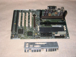 Vintage Dell Motherboard 13225 Pentium ll E139761 Includes I/O Shield - Picture 1 of 2